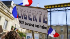 Francouzům protesty nepomohly. Vláda od pondělí zavedla rozšíření covid pasu