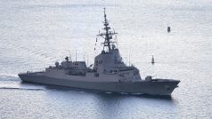 Fregata španělského námořnictva Blas de Lezo, která bude v rámci jednotek NATO hlídkovat v Černém moři