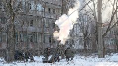 Ukrajinské síly dnes v Pripjati střílely na opuštěné budovy a odpalovaly střely z minometů