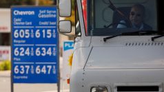 Ceny benzinu v Kalifornii