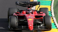 Ferrari Charlese Leclerca během Velké ceny Austrálie