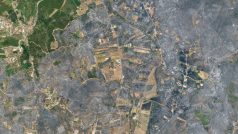 Satelitní snímky požárů v portugalské Leirie