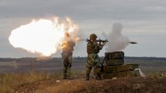 Mobilizovaní ruští rezervisté procházejí výcvikem v Doněckém regionu