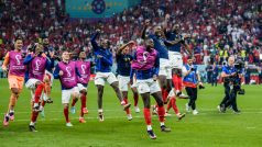 Francouzi se radují, protože si podruhé za sebou zahrají ve finále fotbalového mistrovství světa