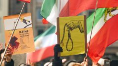 Německé protesty proti íránskému režimu