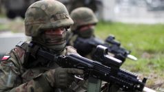 Polští vojáci na cvičení jednotek NATO