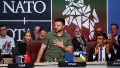 Volodymyr Zelenskyj na summitu NATO
