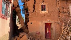 Poškozené domy po zemětřesení, které zasáhlo Maroko