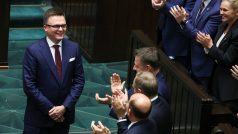 Szymon Holownia, nový předseda polského Sejmu