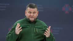 Vrchní velitel ukrajinských ozbrojených sil Valerij Zalužnyj