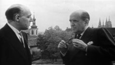 Americký velvyslanec Laurence Steinhardt a Jan Masaryk