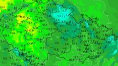 Teplo se vyhnulo východním Čechám, kde se přes den udržela mlha