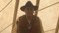 George Gover z kmene Skidi Pawneeů.