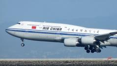 Letadlo čínských aerolinek. (Ilustrační foto)