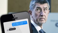 SMS reakce od premiéra Andreje Babiše, kterou poslal redaktorce iROZHLAS.cz
