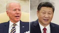Joe Biden a Si Ťin-pching (koláž)