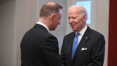 Joe Biden na jednání východních zemí NATO ve Varšavě