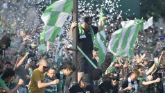Fanoušci Bohemians slaví postup do kvalifikace evropských pohárů