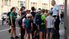 Exkurze dětí na výstavu v České národní bance
