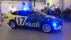Model elektromobilu Tesla, který bude používat policie ve švýcarské Basileji