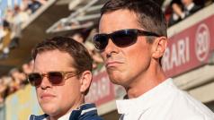 Matt Damon a Christian Bale ve filmu Le Mans &#039;66
