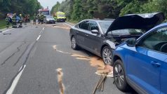 Hlavní tah z Čech na Moravu, silnice I/35, je u obce Koclířov zcela uzavřen z důvodu tragické dopravní nehody