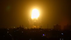 Exploze následující izraelský nálet na Pásmo Gazy