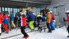 Vlekaři se v Rakousku radují, protože konečně nasněžilo