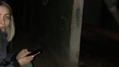 Julia ve sklepě v Charkově během ostřelování ruskou armádou