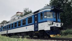 Vlak Českých drah.