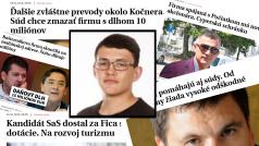 Investigativní novinář Ján Kuciak a titulky jeho textů