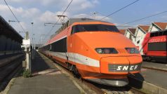 Legendární vlak TGV, který bude v Česku propagovat projekt vysokorychlostnich tratí (foto SNCF)
