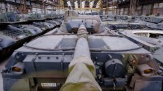 Sklad 50 tanků Leopard 1 belgické firmy OIP