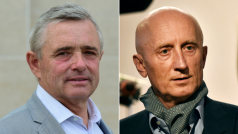 Zleva: nově zvolený senátor v obvodu Uherské Hradiště Josef Bazala (KDU-ČSL) a bývalý senátor Ivo Valenta (za Soukromníky)