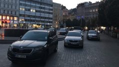 Na brněnském náměstí svobody zasahovala Národní centrála proti organizovanému zločinu