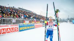 Česká biatlonistka Lucie Charvátová zářila radostí po 8. místě ve sprintu v Ruhpoldingu