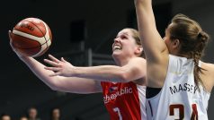 České basketbalistky v souboji s Belgií