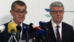 Premiér Babiš odmítl tvrzení, že po jmenování Havlíčka do čela ministerstva dopravy dojde ke spojení s ministerstvem průmyslu a obchodu