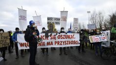 Pochod proti těžbě v dole Turów
