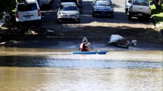 Záplavy v australském Brisbane