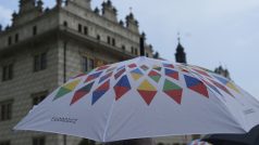 Češi jsou vybavení, mají i speciální předsednické deštníky