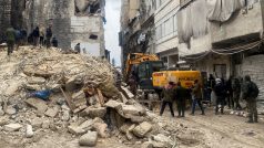 Katastrofa postihla i část Sýrie včetně města Aleppo