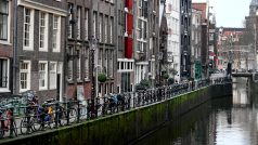 Amsterdam v době lockdownu, prosinec 2020