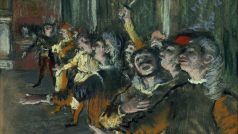 Obraz francouzského malíře Edgara Degase Sboristé