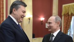 Prezidenti Viktor Janukovyč a Vladimir Putin při setkání v únoru 2014