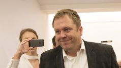Novinář Marek Přibil ve sněmovně v roce 2017, kdy zasedala vyšetřovací komise v kauze úniků informací z vyšetřovacích spisů