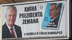 Vydavatel knihy rozhovorů s prezidentem Milošem Zemanem dostal za billboardy v době předvolební kampaně pokutu