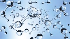 Ilustrace molekul vody