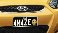 Od příštího měsíce si řidiči v australském státě Queensland budou moci za příplatek zvolit hlasitě se smějícího smajlíka, mrkajícího, pohodového se slunečními brýlemi, anebo klasickou usměvavou tvář