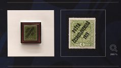 Československá poštovní známka z roku 1919